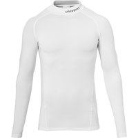 uhlsport Distinction Pro langarm Funktionsshirt Turtleneck weiß XL von uhlsport