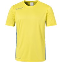 uhlsport Essential Trikot kurzarm Kinder limonengelb/azurblau 128 von uhlsport