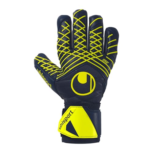 uhlsport Fußball Torwarthandschuhe Prediction Supersoft HN, Marine/weiß/Fluo gelb, 4 uhlsport Fußball Torwarthandschuhe Prediction Supersoft HN, Marine/weiß/Fluo gelb, 4 von uhlsport