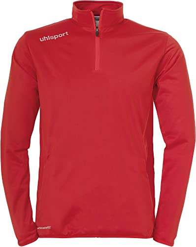 Uhlsport Herren Essential 1/4 Zip Top Sweatshirt, rot/Weiß, L von uhlsport