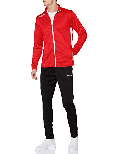 uhlsport ESSENTIAL Classic Trainingsanzug für Herren, Jugendliche & Kinder, klassischer Sport-Anzug, Jogging-Anzug, Jogging-Hose & Jacke, Tracksuit schwarz/rot -S uhlsport ESSENTIAL Classic Trainingsanzug für Herren, Jugendliche & Kinder, klassischer Sport-Anzug, Jogging-Anzug, Jogging-Hose & Jacke, Tracksuit schwarz/rot -S von uhlsport