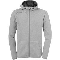 uhlsport Essential Hood Jacke dark grau melange 152 von uhlsport