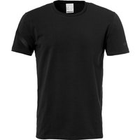 uhlsport Essential Pro Freizeit T-Shirt schwarz M von uhlsport