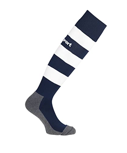 uhlsport Herren Team Pro Essential Stripe Socken, Marine/Weiß, 33-36 von uhlsport