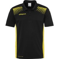 uhlsport GOAL Poloshirt Kinder schwarz/limonengelb 164 von uhlsport