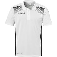 uhlsport GOAL Poloshirt Kinder weiss/schwarz 140 uhlsport GOAL Poloshirt Kinder weiss/schwarz 140 von uhlsport