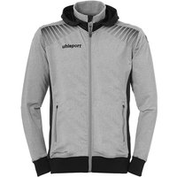 uhlsport GOAL TEC Kapuzenjacke Herren dark grey melange/schwarz 3XL von uhlsport