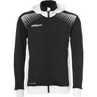 uhlsport GOAL TEC Kapuzenjacke Herren schwarz/weiss S von uhlsport