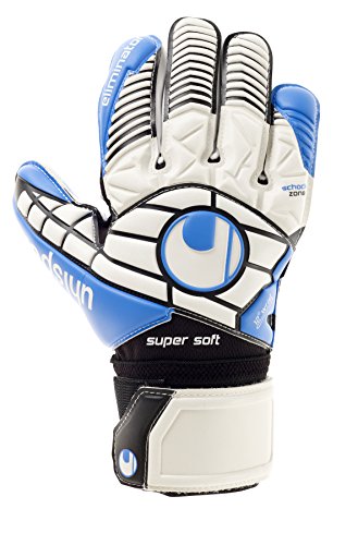 uhlsport Handschuhe Eliminator Supersoft, weiß/Schwarz/Energy blau, 10.5 uhlsport Handschuhe Eliminator Supersoft, weiß/Schwarz/Energy blau, 10.5 von uhlsport