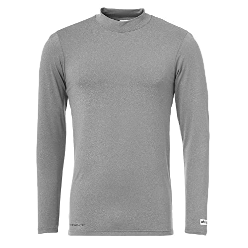 uhlsport Herren Distinction Colors Baselayer Shirt Herren Shirt, grau, dark grey melange, XXS von uhlsport