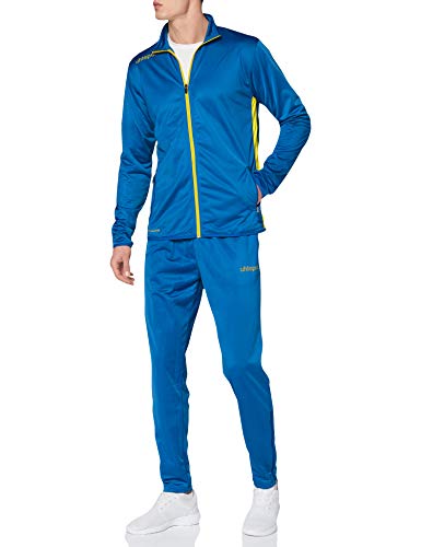 Uhlsport Herren Essential Classic Trainingsanzug, Azurblau/limonengelb, L EU Uhlsport Herren Essential Classic Trainingsanzug, Azurblau/limonengelb, L EU von uhlsport