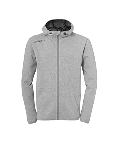 uhlsport Herren Essential Hood Jacke, Dark grau Melange, XL uhlsport Herren Essential Hood Jacke, Dark grau Melange, XL von uhlsport