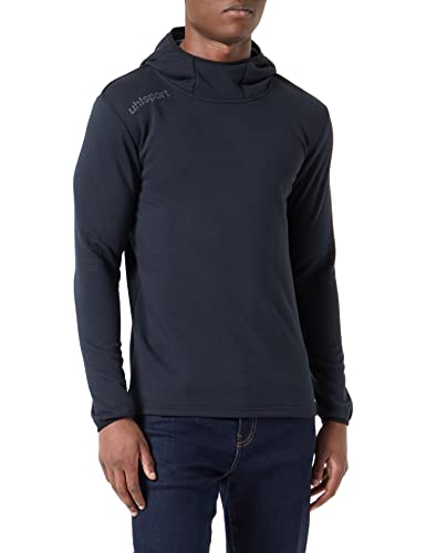 uhlsport Herren Essential Kapuzenpullover, Schwarz, S EU von uhlsport