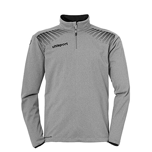 Uhlsport Herren Goal 1/4 Zip Top Sweatshirt, Dark Grey Melange/Schwarz, M Uhlsport Herren Goal 1/4 Zip Top Sweatshirt, Dark Grey Melange/Schwarz, M von Uhlsport