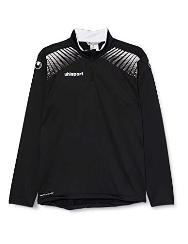 Uhlsport Herren Goal 1/4 Zip Top Sweatshirt, schwarz/Weiß, 3XL von uhlsport