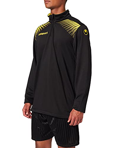 Uhlsport Herren Goal 1/4 Zip Top Sweatshirt, schwarz/limonengelb, S Uhlsport Herren Goal 1/4 Zip Top Sweatshirt, schwarz/limonengelb, S von Uhlsport