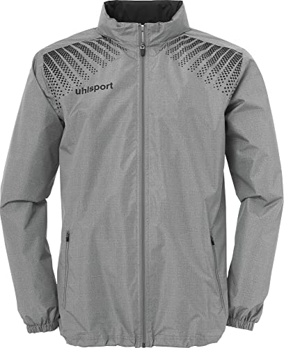 uhlsport Herren Goal Regenjacke, Dark Grey Melange/Schwarz, 128 von uhlsport