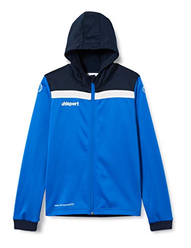 uhlsport Herren Jacke Offense 23 Multi Hood Jacke, azurblau/Marine/Weiß, L, 100519903 von uhlsport