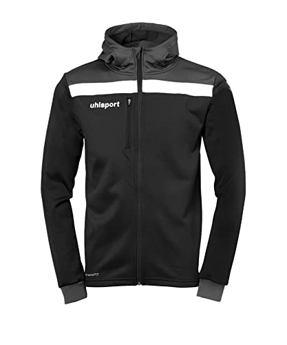 uhlsport Herren Offense 23 Multi Hood Jacke, schwarz/Anthra/Weiß, XL uhlsport Herren Offense 23 Multi Hood Jacke, schwarz/Anthra/Weiß, XL von uhlsport