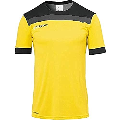 uhlsport Herren Offense 23 Trikot, limonengelb/Schwarz/anthr, S von uhlsport