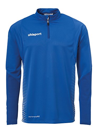 Uhlsport Herren Score 1/4 Zip Top Sweatshirt, azurblau/Weiß, XL von uhlsport