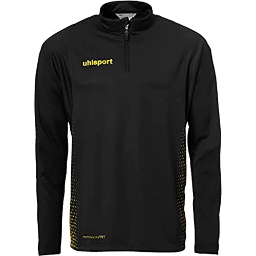 Uhlsport Herren Score 1/4 Zip Top Sweatshirt, schwarz/Fluo gelb, L Uhlsport Herren Score 1/4 Zip Top Sweatshirt, schwarz/Fluo gelb, L von Uhlsport