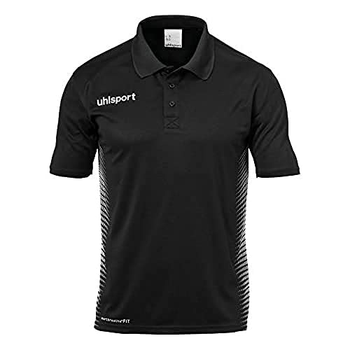 Uhlsport Herren Score Polo Shirt Poloshirt, schwarz/Weiß, m von uhlsport