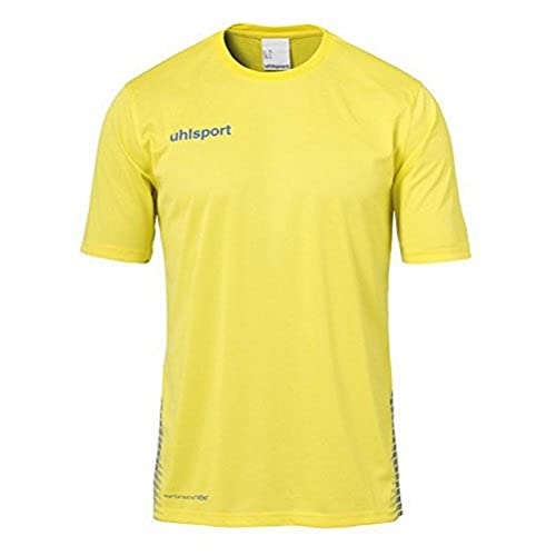 Uhlsport Herren Score Training T-Shirt, limonengelb/azurblau, XXL von uhlsport