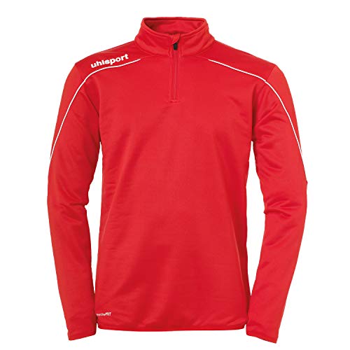 uhlsport Herren Stream 22 1/4 Zip Top Trainingtop, rot/Weiß, m von uhlsport