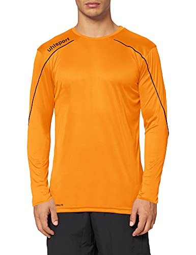 uhlsport Herren Stream 22 Langarm Trikot, Fluo orange/Schwarz, L von uhlsport