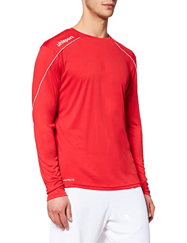 uhlsport Herren Stream 22 Langarm Trikot, rot/Weiß, M von uhlsport