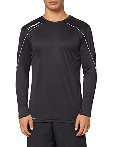 uhlsport Herren Stream 22 Langarm Trikot, schwarz/Weiß, L von uhlsport