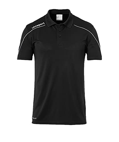 uhlsport Herren Stream 22 Polo, schwarz/Weiß, XXXL von uhlsport