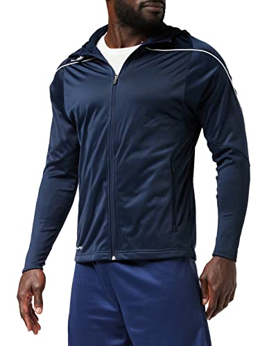 uhlsport Herren Stream 22 Track Hood Jacke, Marine/Weiß, M von uhlsport