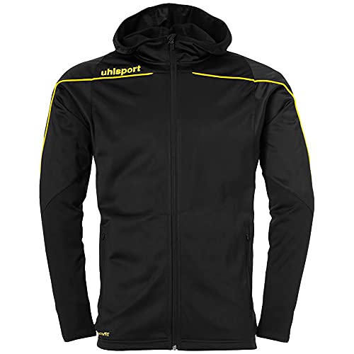 uhlsport Herren Stream 22 Track Hood Jacke, schwarz/limonengelb, S uhlsport Herren Stream 22 Track Hood Jacke, schwarz/limonengelb, S von uhlsport