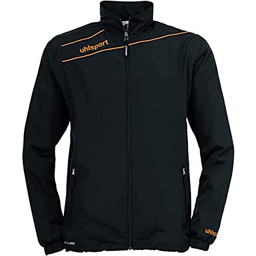 Uhlsport Herren Stream 3.0 Präsentationsjacke Jacke, schwarz/Fluo orange, S von uhlsport