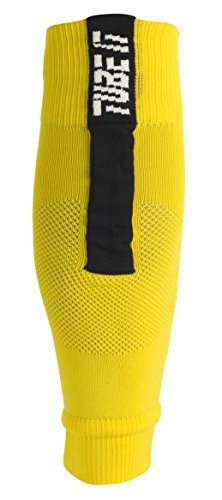 Uhlsport Herren Tube It Sleeve Socken, limonengelb/Schwarz, 33-36 von uhlsport