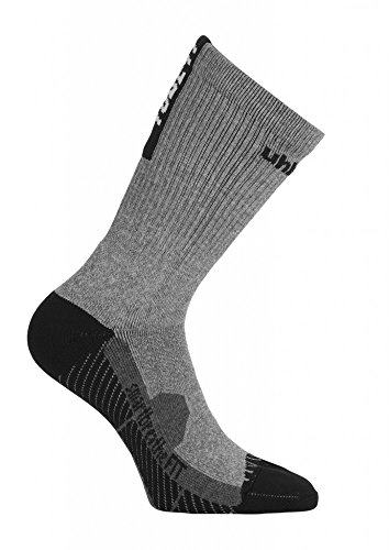 uhlsport Herren Tube It Herren Socken, dark grey melange/Schwarz, 41-44 EU uhlsport Herren Tube It Herren Socken, dark grey melange/Schwarz, 41-44 EU von Uhlsport