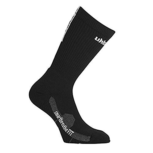 Uhlsport Herren Tube It Socken, Schwarz/Weiß, 45-47 von Uhlsport