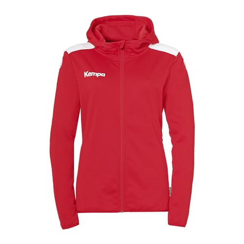 Kempa Damen Emotion 27 Kapuzenjacke Sport-Jacke, Rot/Weiß, M EU von Kempa