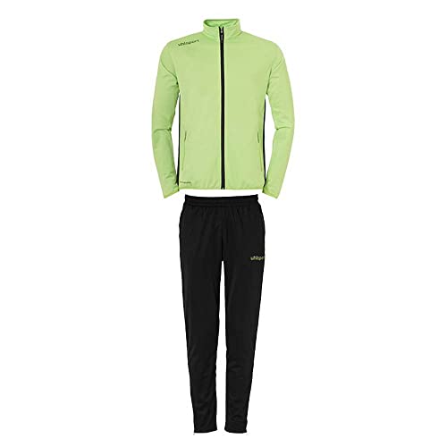 Uhlsport Kinder Essential Classic Trainingsanzug, Flash Grün/schwarz, 104 EU Uhlsport Kinder Essential Classic Trainingsanzug, Flash Grün/schwarz, 104 EU von uhlsport