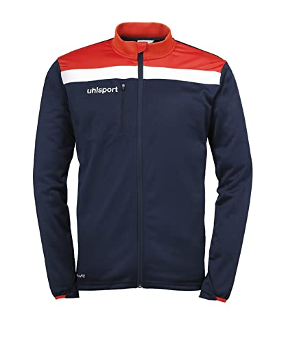 uhlsport Herren OFFENSE 23 POLY JACKE Fussball Trainingsbekleidung, Navy / Rot / Weiß , 128 uhlsport Herren OFFENSE 23 POLY JACKE Fussball Trainingsbekleidung, Navy / Rot / Weiß , 128 von uhlsport