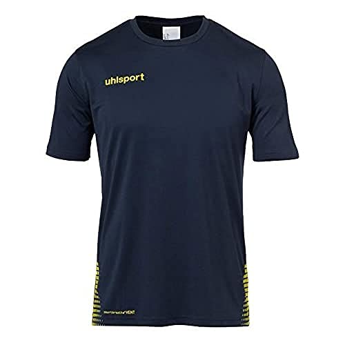 Uhlsport Kinder Score Training T-Shirt, Marine/Fluo gelb, 164 von uhlsport