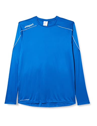 uhlsport Kinder Stream 22 Langarm Trikot, azurblau/Weiß, 140 von uhlsport