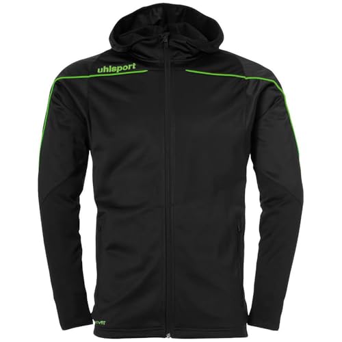 uhlsport Kinder Stream 22 Track Hood Jacke, schwarz/Fluo grün, 152 uhlsport Kinder Stream 22 Track Hood Jacke, schwarz/Fluo grün, 152 von uhlsport