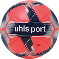 uhlsport Match Addglue Training Fußball 24 Panel mit FIFA Basic-Zertfikat fluo rot/marine/silber 5 von uhlsport