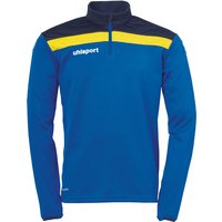uhlsport Offense 23 1/4-Zip Sweatshirt azurblau/marine/limonenge XXL von uhlsport