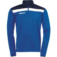 uhlsport Offense 23 1/4-Zip Sweatshirt azurblau/marine/weiss 164 von uhlsport