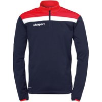 uhlsport Offense 23 1/4-Zip Sweatshirt marine/rot/weiss XL von uhlsport
