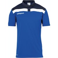 uhlsport Offense 23 Poloshirt azurblau/marine/weiss XL von uhlsport